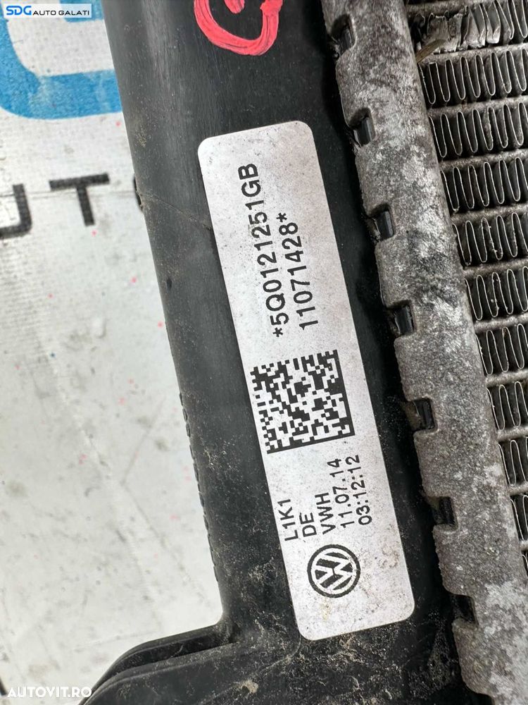 Radiator Racire Apa Lichid Antigel Volkswagen Golf 7 2013 - 2017 Cod 5Q0121251GB [X3216] - 4