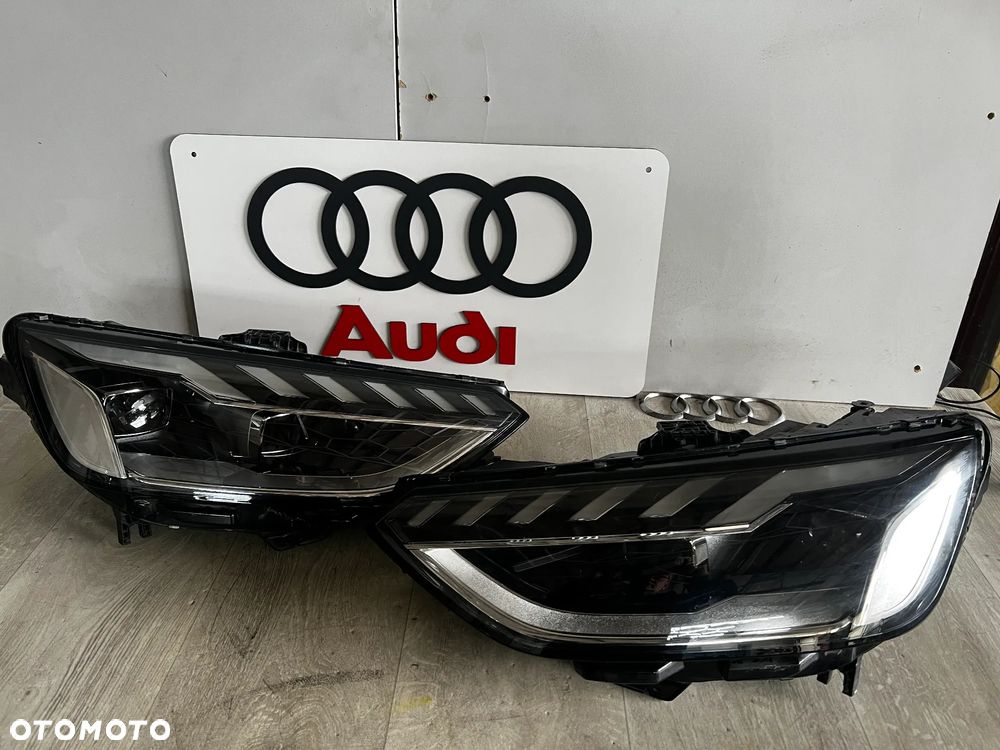 AUDI A4 S4 B9 LIFT LAMPY FULL LED 8W0941034E 8W0941033E KOMPLETNE ORYGINAŁ - 1