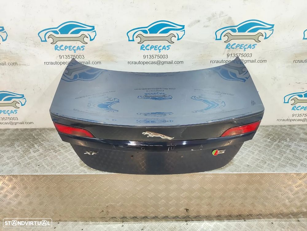 Porta Tampa Mala Jaguar XF 1 I X250 Farolins Fecho Puxador - 4