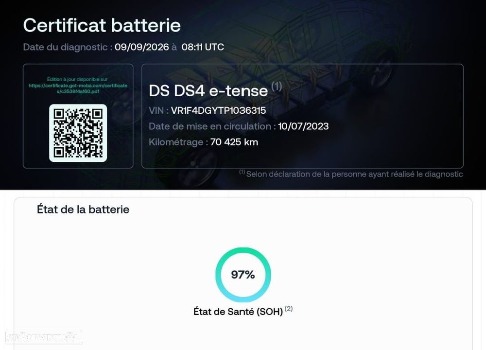 DS DS4 E-Tense Performance Line EAT8 - 2