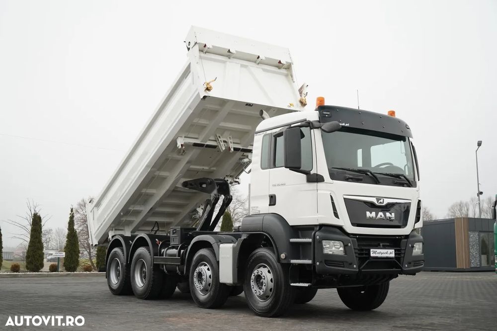 MAN TGS 35.420 / 8x4 / BASCULĂ DUBLĂ / HIDRODOXIE LATERALĂ / BORDMATIC / AUTOMATĂ - 6