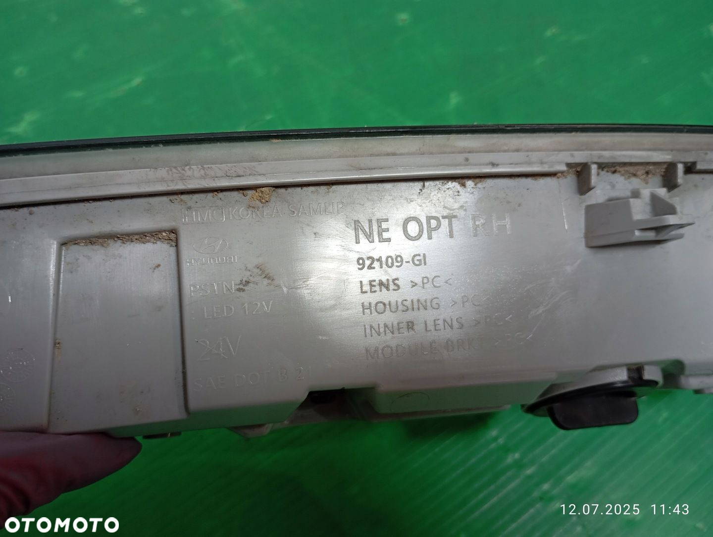 LAMPA HALOGEN PRAWY LED HYUNDAI IONIQ 5 21- 92109-G1 - 11