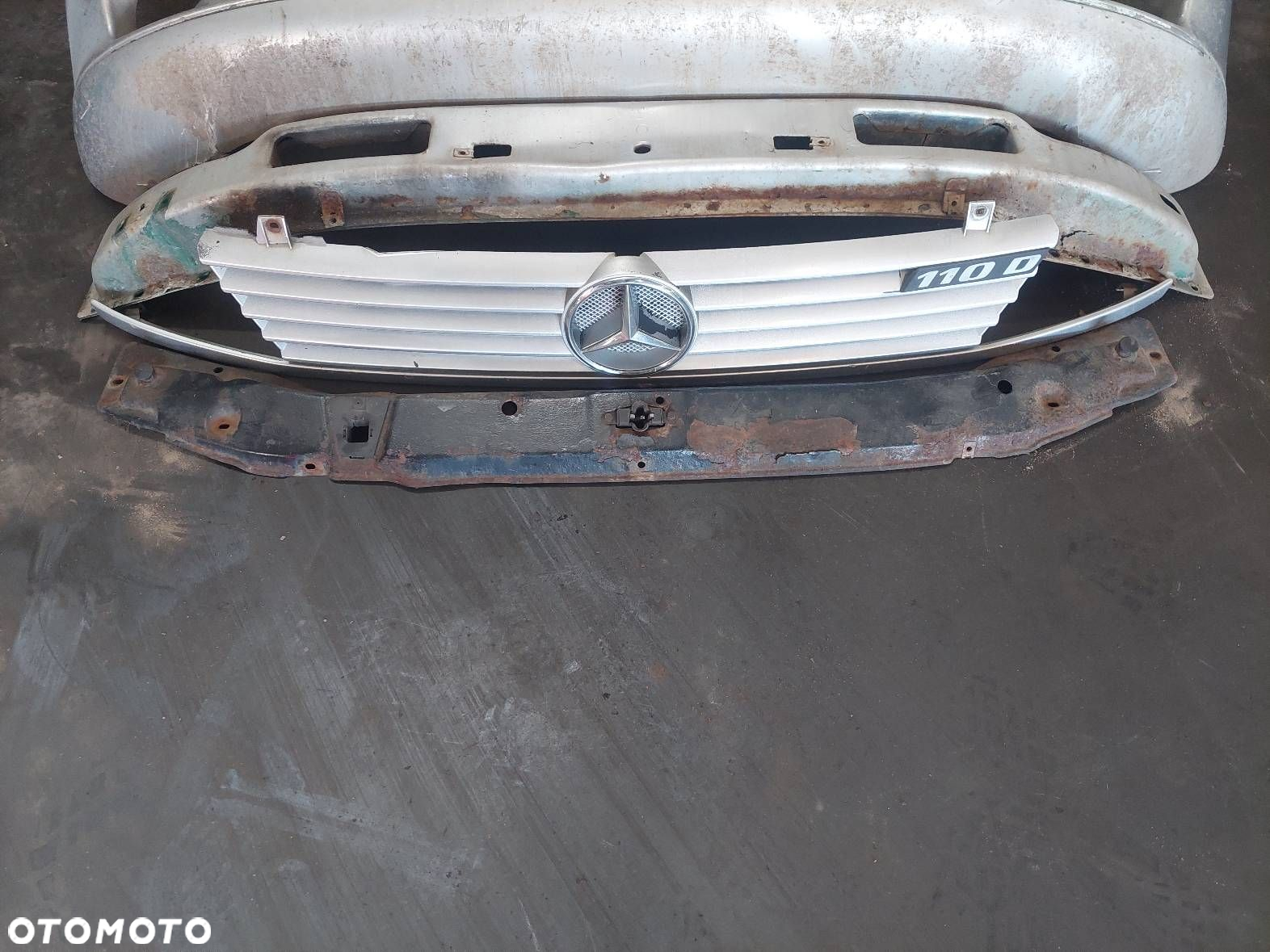 KOMPLETNY PRZÓD MASKA ZDERZAK LAMPY GRILL MERCEDES VITO W638 - 4