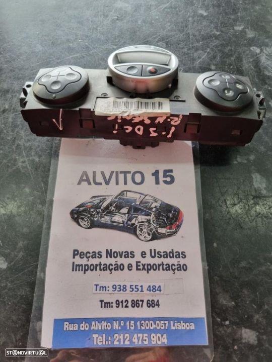 digital e botões do comando da sofagem Renault Scenic - 1