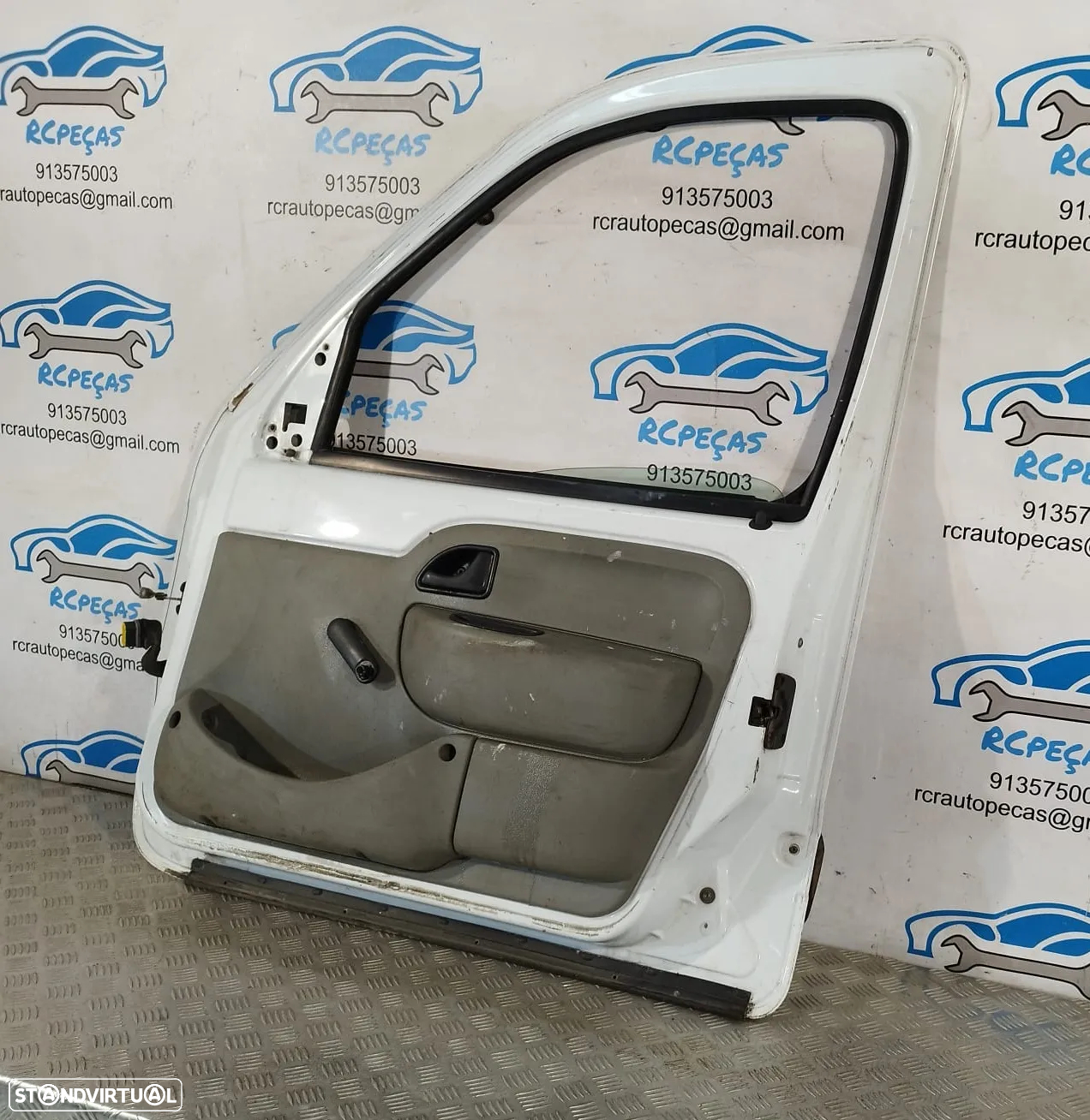 PORTA PORTAS FRENTE FRONTAL DIREITA RENAULT KANGOO I 1 MK1 FASE I 1 7751471747 FECHO ELEVADOR MOTOR PUXADOR VIDRO RETROVISOR RETROVISORES - 3