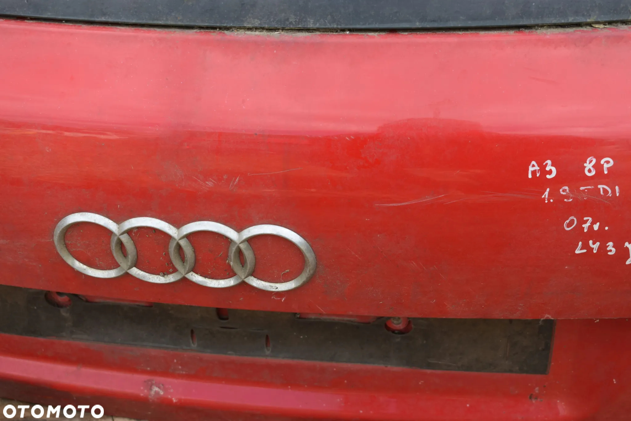 KLAPA BAGAŻNIKA AUDI A3 8P 5D LY3J - 11