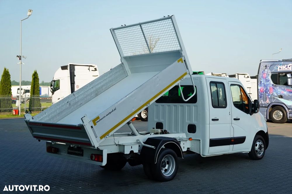 Renault MASTER / DCI 150 / BASCULATOR / CAMION CU TRACȚIE MIXĂ 7 LOCURI / MANUAL / DOUĂ RULOURI - 9