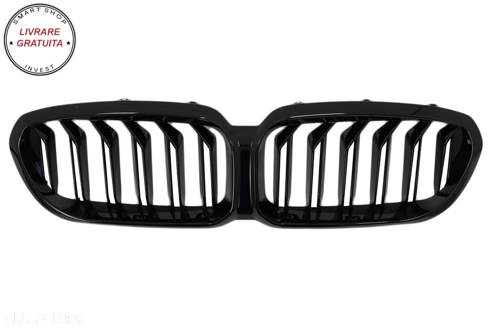 Bara Fata cu Grila Centrala BMW Seria 5 F10 F11 (2011-2017) M5 2020 Design- livrare gratuita - 6