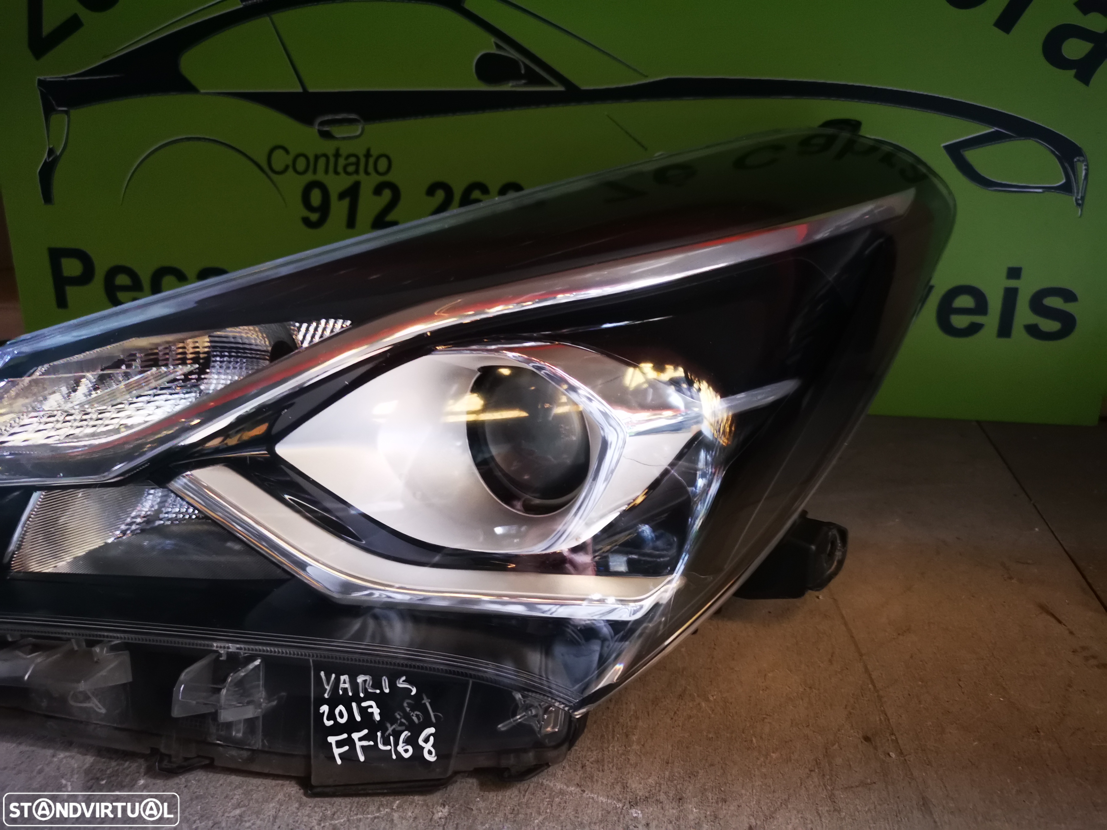 TOYOTA YARIS P13 FAROL ESQUERDO - FF468 - 3