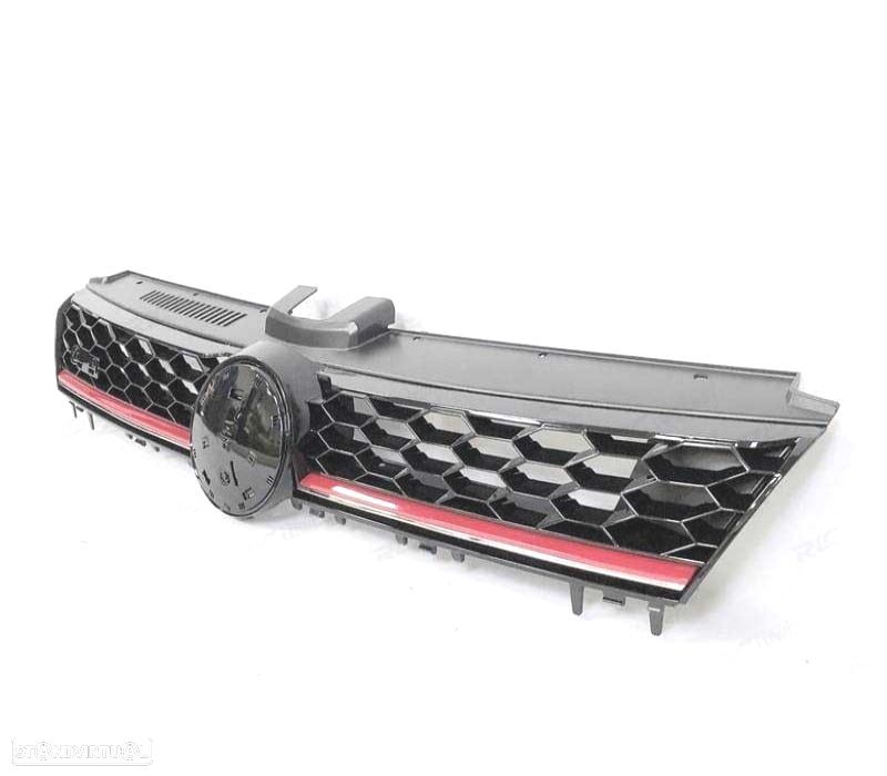 GRELHA FRONTAL VOLKSWAGEN VW GOLF 7 LIMOUSINE 12-17 VERMELHO - 2