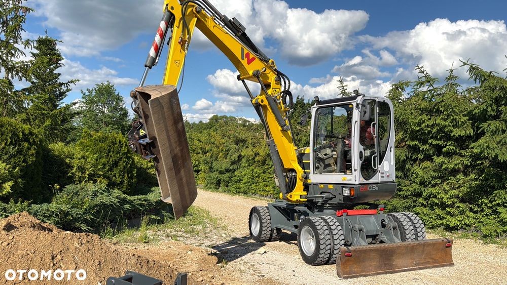 Wacker Neuson Koparka Kołowa 6 TON Wacker NEUSON 6503 -2 Pług Ramię Long 3 Łamane POWERTILT Lenhoff Klimatyzacja łyżki przedsiębierne MS03 6503 ew65 wiertnica  Takeuchi TB175W Yanmar B75W widły grabie - 20