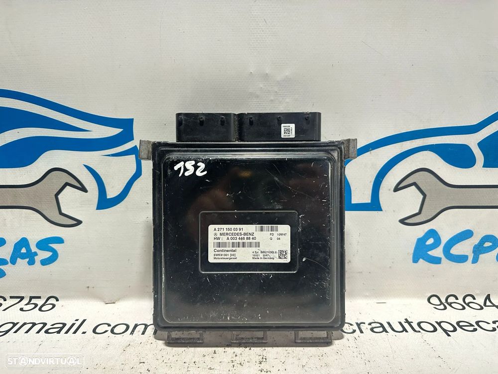 .Centralina Original Motor Continental Mercedes Benz 271820 A271 150 03 91 / 5WK91301 SIM271DE2.0 - 4