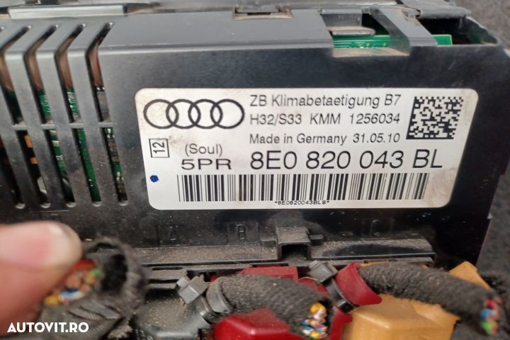 Comanda AC 8E0820043BL 8E0820043BL Seat Exeo 1 [2009 - 2012] wagon 2. - 4