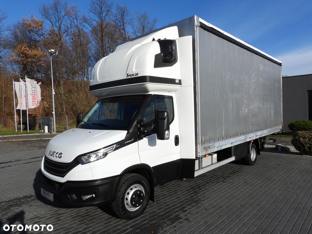 Iveco DAILY 70C18 PLANDEKA WINDA 16 PALET WEBASTO TEMPOMAT NAWIGACJA LEDY PNEUMATYKA AUTOMAT HI-MATIC BLIŹNIACZE KOŁA KLIMATYZACJA  180KM - 7