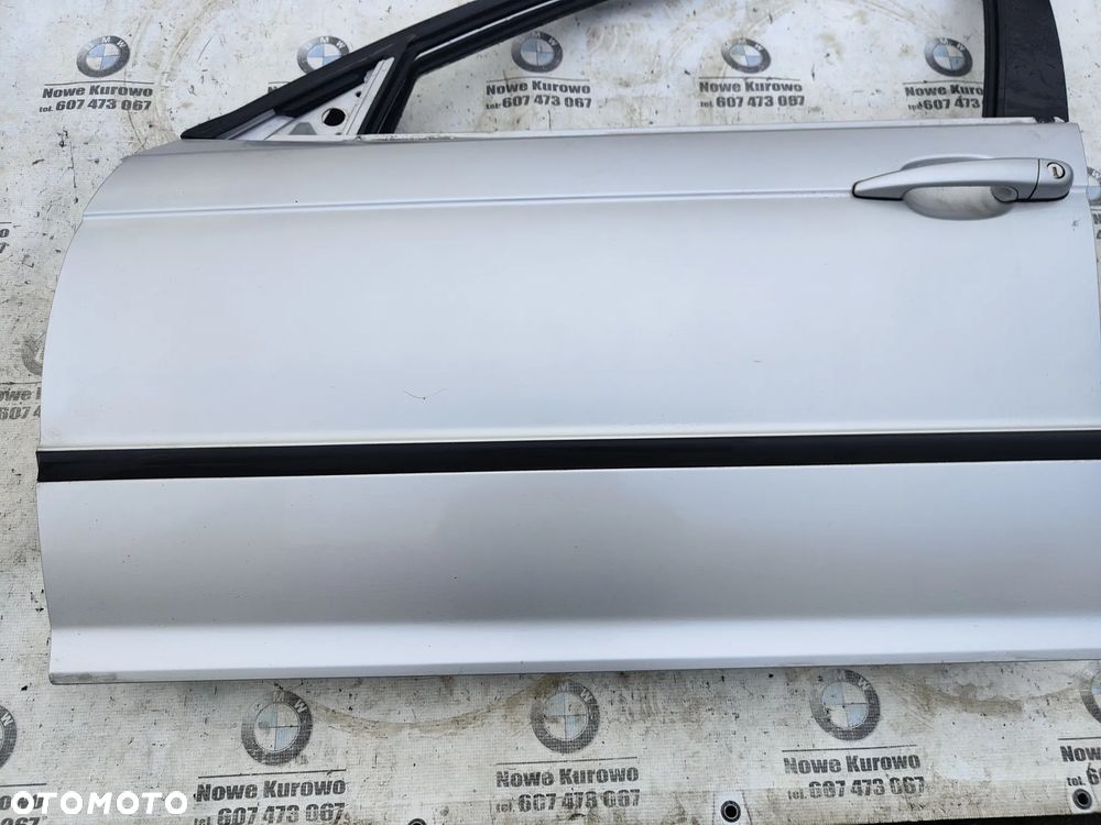 BMW E46 sedan kombi Drzwi lewe przednie przód Titansilber 354/7 - 3