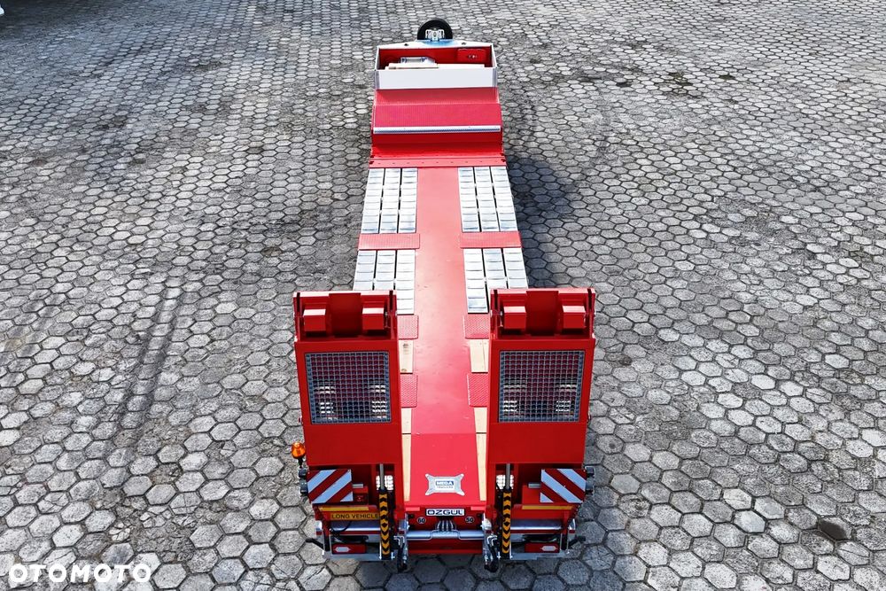 Inny Naczepa niskopodwoziowa - rozciągana - zagłębienia na koła - hydrauliczne najazdy - 7