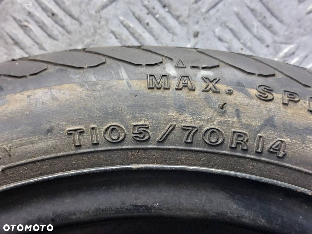 DOJAZDÓWKA 4x100 3,5Jx14 ET45 FI57,1 105/70R14 FIRESTONE VW SEAT SKODA - 5