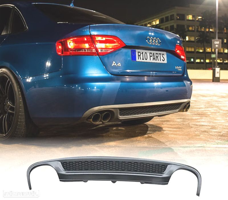 DIFUSOR AUDI A4 07-11 LOOK S LINE - 1