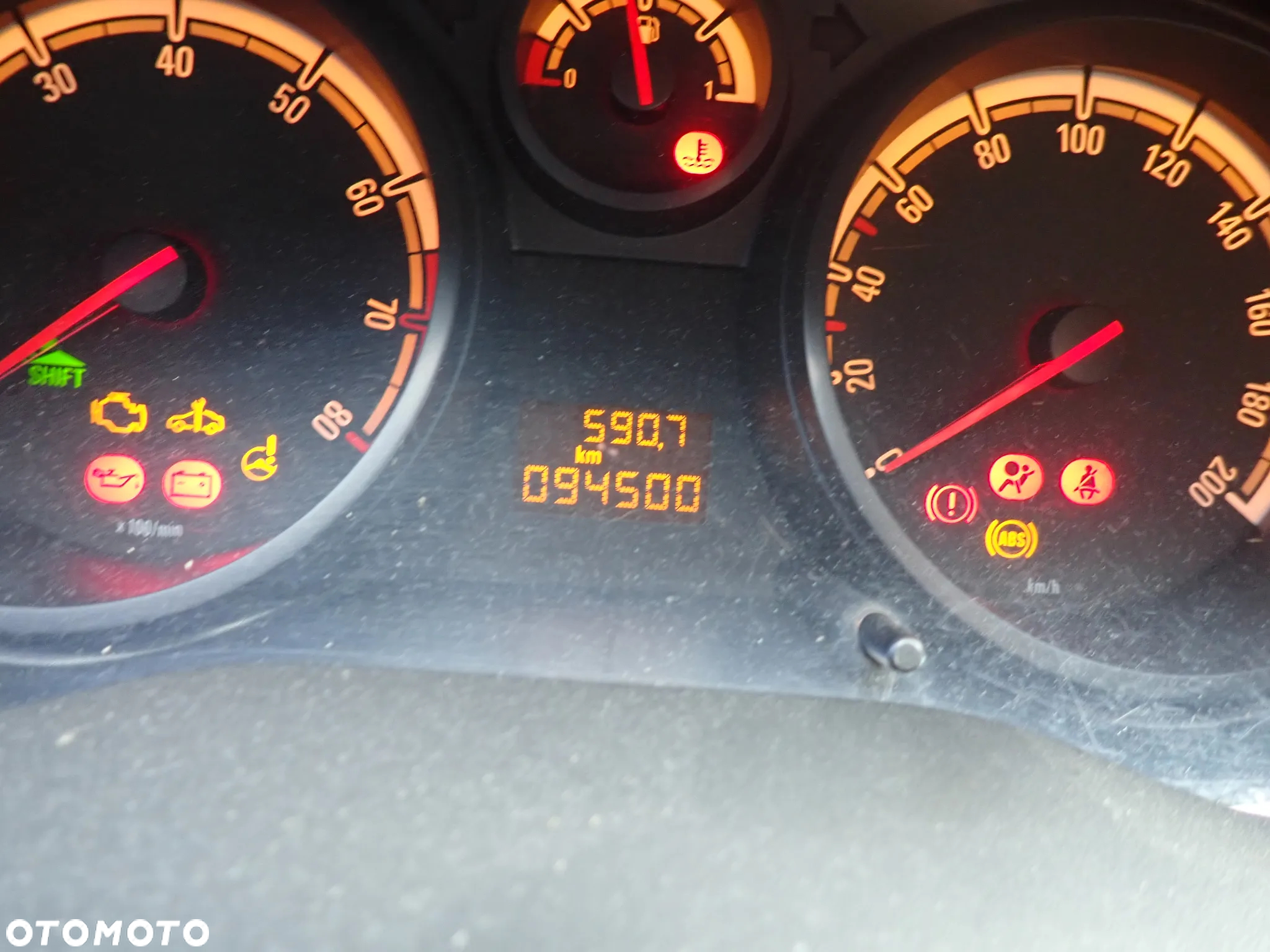 CZĘŚCI - Opel Corsa D 1,2 70KM A12XER HB 3D 5B F13 LAKIER Z177 2010r. INDEX - 9058 - 11
