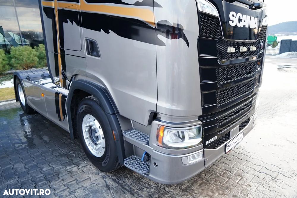 Scania S 500 / RETARDER / I-PARK COOL / JANTE DIN ALIAJ / PIELE / ANVELOPE 100% - 10