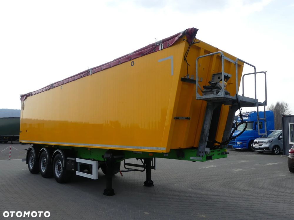 Mega WYWROTKA 50m3 / KLAPO DRZWI / 2 x SZYBER  / OŚ PODNOSZONA / - 11