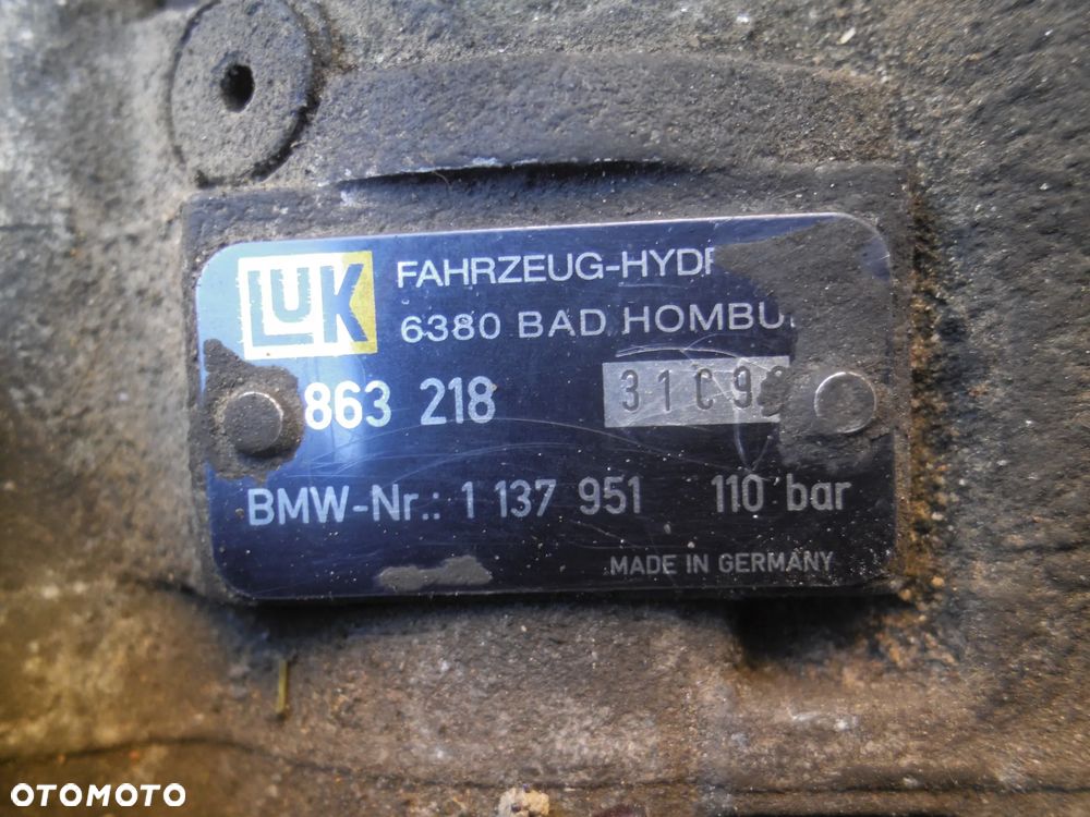 Pompa wspomagania bmw e36 e34 M50 2.0 2.5 LUK 1137951 - 4