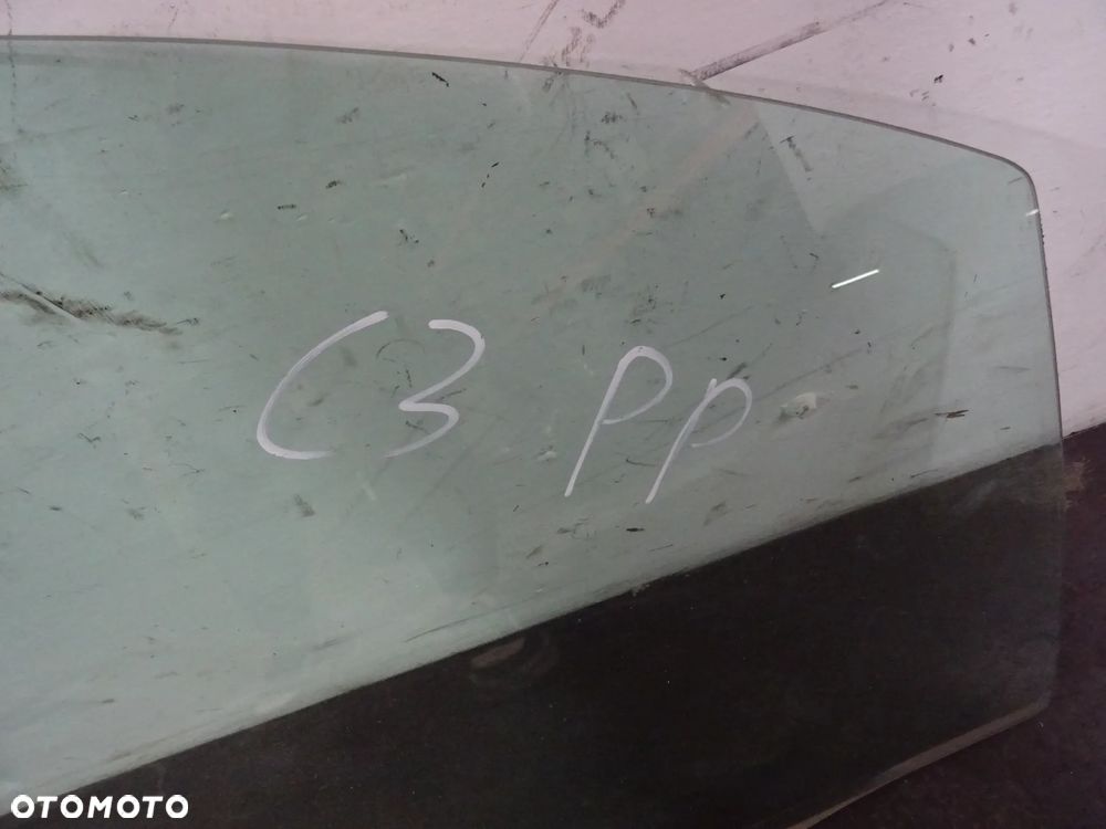 CITROEN C3 I LIFT 05-09 SZYBA DRZWI PRAWY PRZÓD - 2