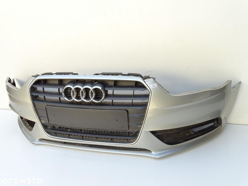 ZDERZAK PRZÓD PRZEDNI + ATRAPA LX1Y AUDI A4 B8 LIFT 11-15r - 3