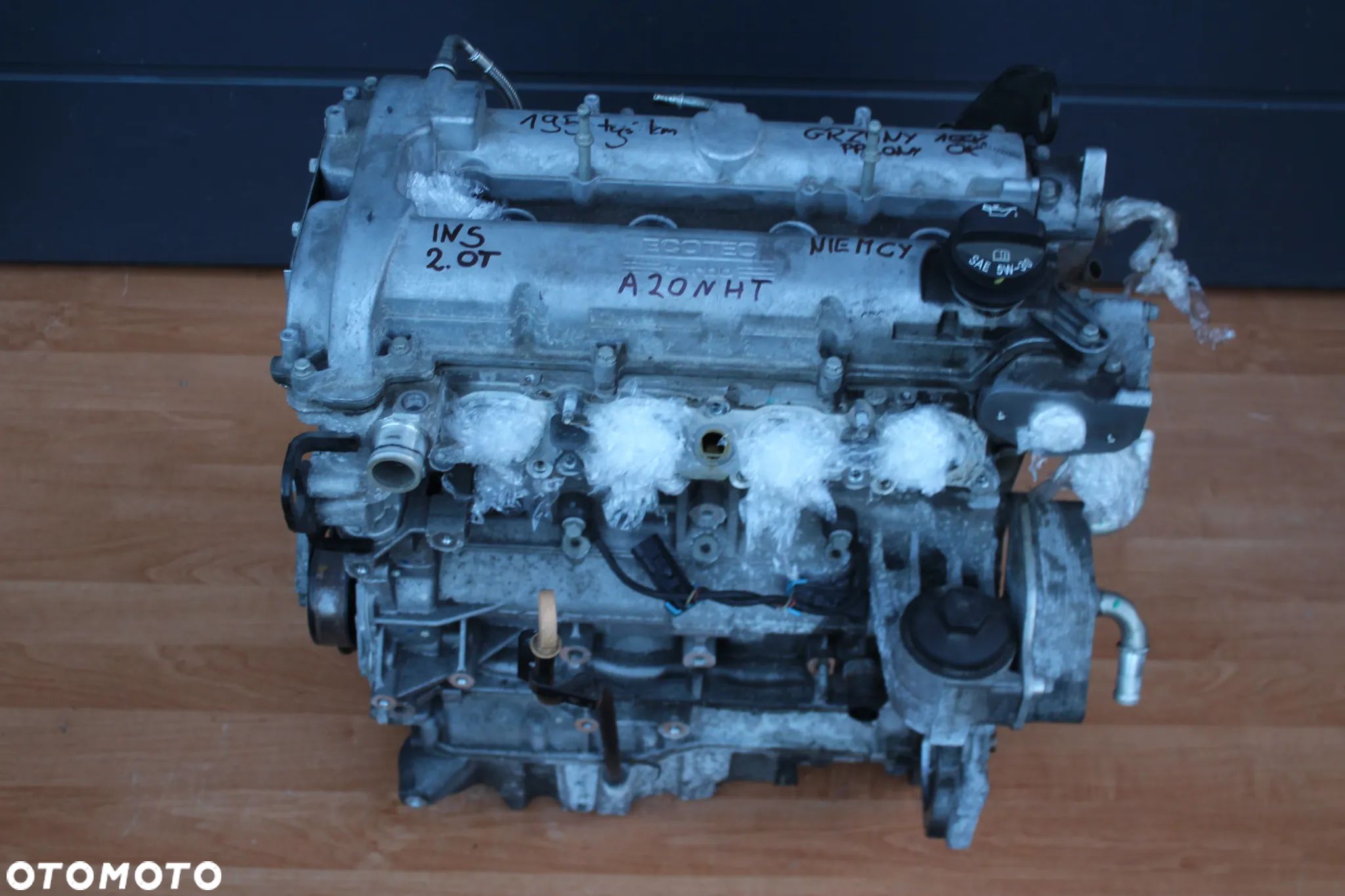 SILNIK SŁUPEK OPEL INSIGNIA A ASTRA J 2.0 TURBO A20NHT 195000KM NIEMCY - 1