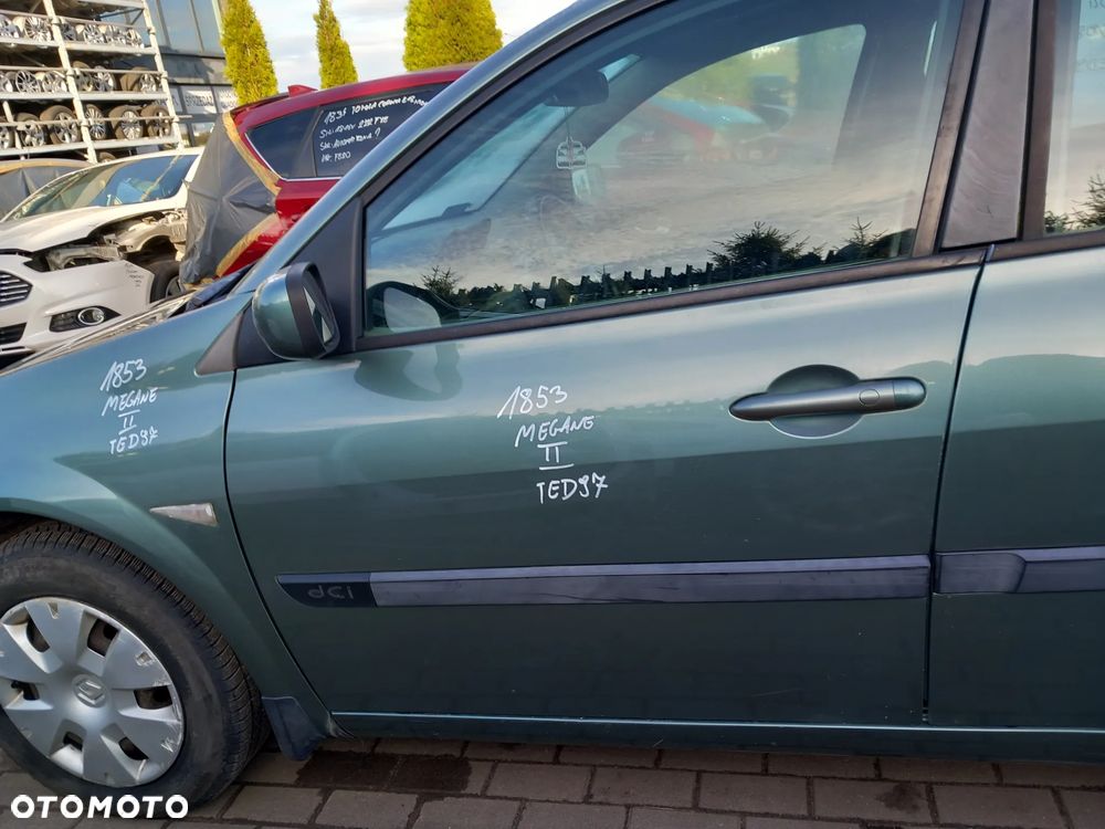 RENAULT MEGANE II DRZWI LEWE PRZEDNIE LEWY PRZÓD KOLOR: TED97 - 1