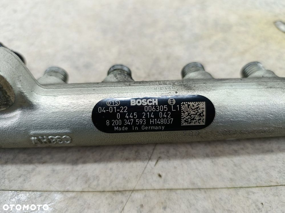 LISTWA WTRYSKOWA DIESEL OPEL VIVARO A 8200347593 0445214042  BOSCH 2.5 DTI - 3