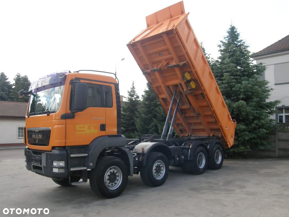 MAN TGS 41.440 8x4 470000km manual wywrotka Meiller-Kipper z Niemiec - 15