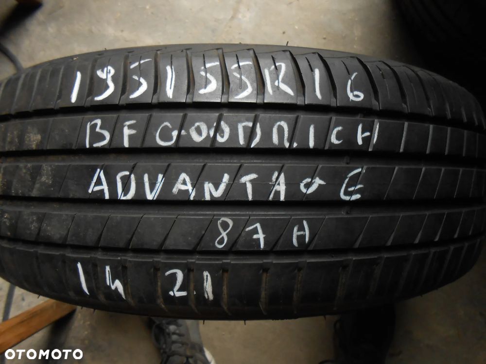 OPONA POJEDYNKA 195/55R16 BF GOODRICH ADVANTAGE DOT 1421 8MM - 1