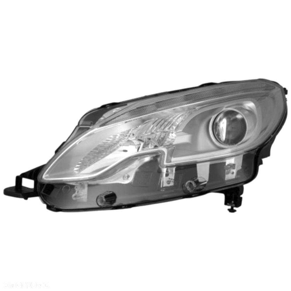 PEUGEOT 2008 2013-2019 REFLEKTOR LAMPA PRZEDNIA LEWA PRAWA H7 H7 KOMPLET - 9