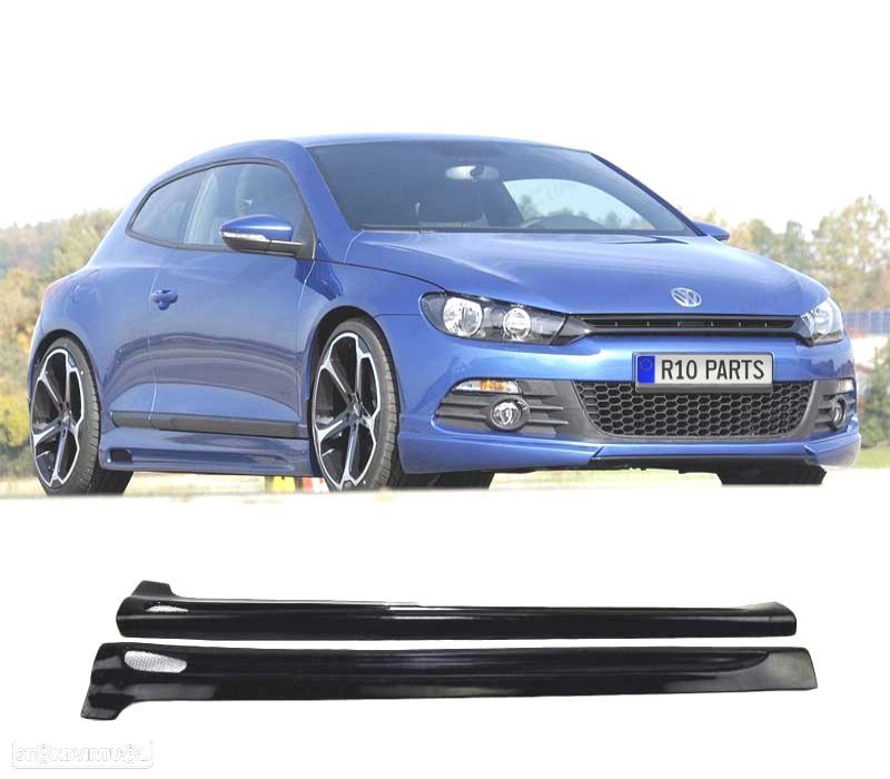 EMBALADEIRAS LATERAIS VOLKSWAGEN VW SCIROCCO MK3 08-17 LOOK RIEGER ABS - 1
