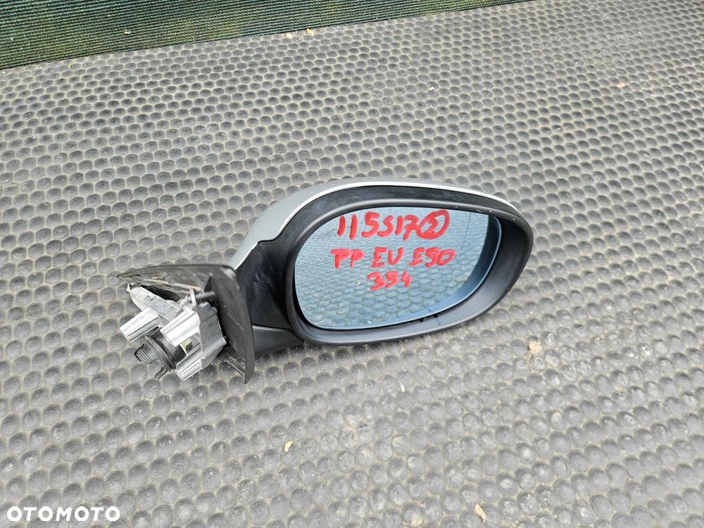 Lusterko Lusterka Zewnetrzne 5 pin Srebrne 354 Titansilber Europa BMW 3 E90 E91 LCI Lift 2009r - 1