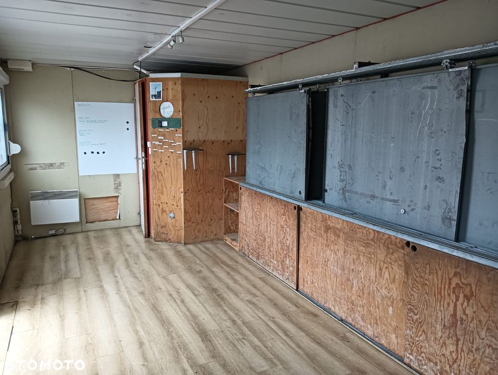 KONTENER BIUROWY MIESZKALNY HANDLOWY MAGAZYN PAWILON SOCJALNY 7.25x3m - 8