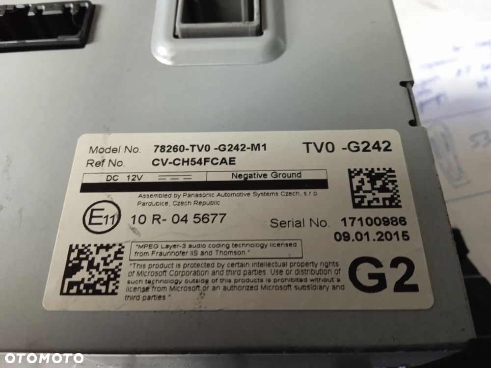 WYŚWIETLACZ DWUCZEŚCIOWY HONDA CIVIC IX 11-17 - 8