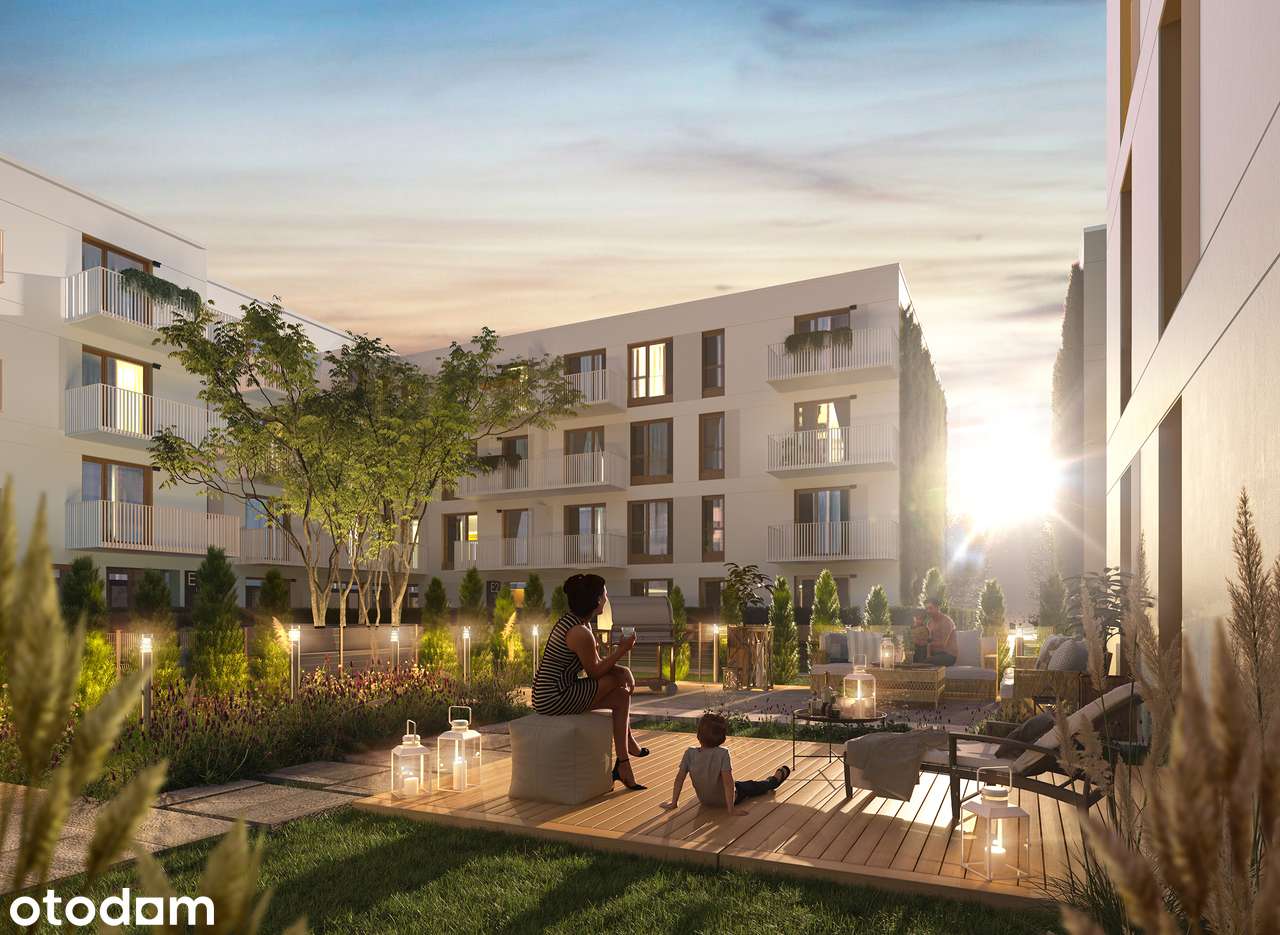 2-pokojowe mieszkanie 40m2 + balkon Bezpośrednio