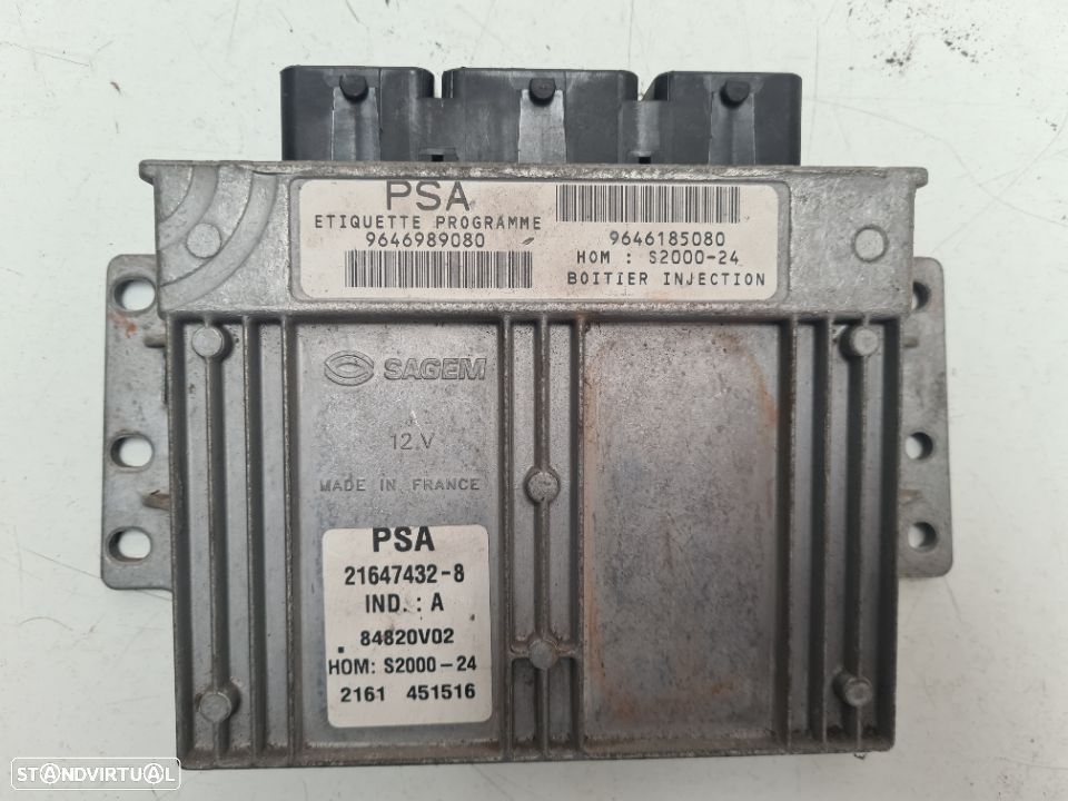 CENTRALINA PSA ORIGINAL 9646989080 9646185080 216474328 CITROEN BERLINGO 1.4i PARTNER - 2