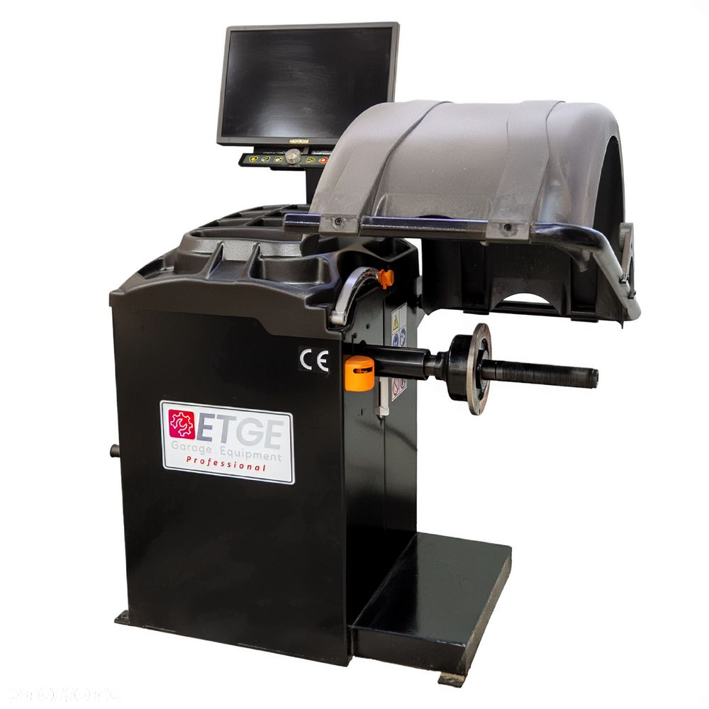 Zestaw Maszyn Montażownica 530L BLACK Runflat Wyważarka 908 BLACK LCD LASER. - 32