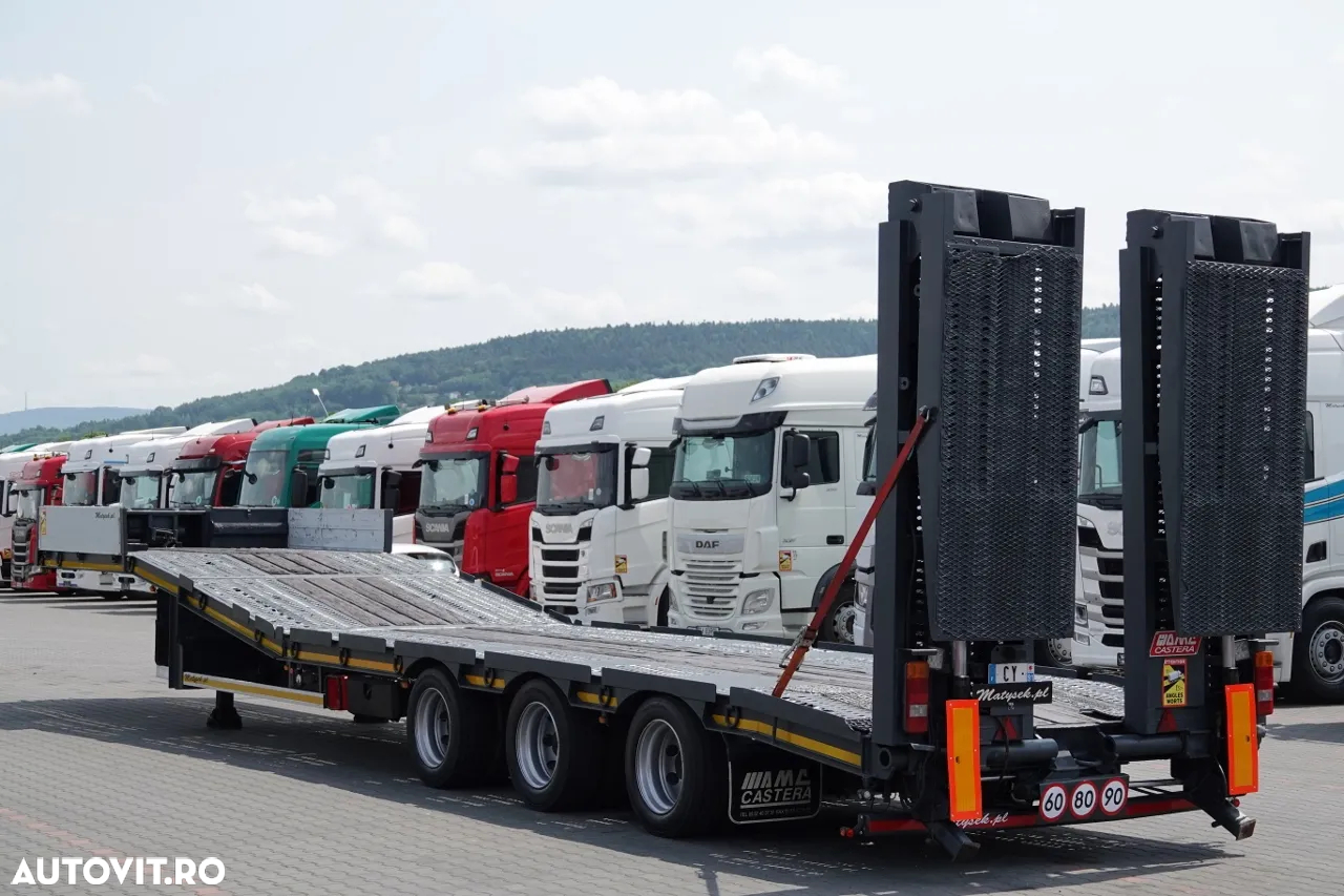 Castera REMORCĂ AMC CASERA / LOW LOADER / 13,3 M / PLATFORMĂ HIDRAULICĂ / GAMA HIDRAULĂ / TROLIU - 5