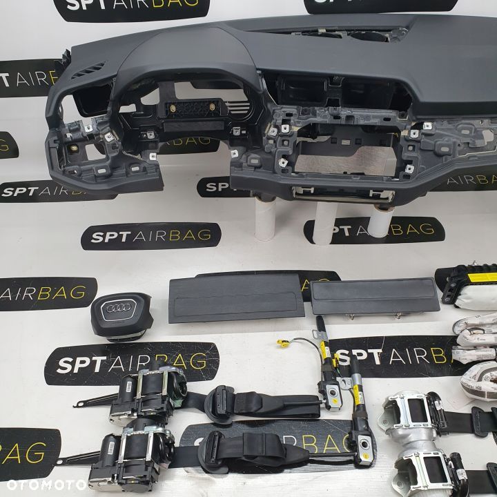 AUDI Q3 83A USA DESKA ROZDZIELCZA KONSOLA KOKPIT PULPIT PODUSZKI AIRBAG AIR BAG PASY KIT SET - 2