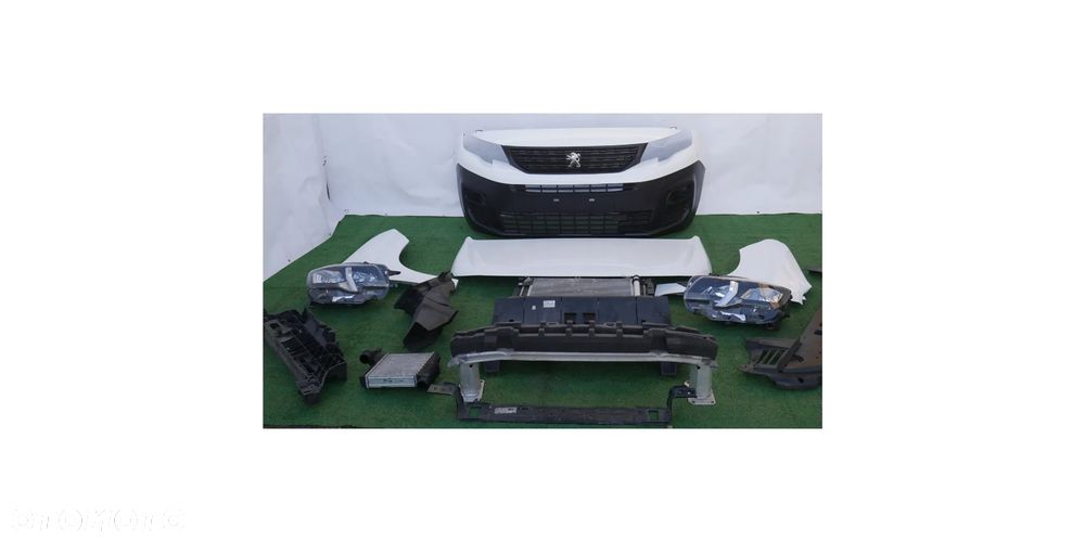 PEUGEOT RIFTER PRZÓD MASKA BŁOTNIK PRAWY LAMPA L+R LED PAS PRZEDNI CHŁODNICE BELKI ZDERZAK - 1