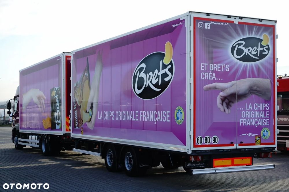 DAF CF 450 / ZESTAW TANDEM / KONTENER /  120 M3 / PRZEJAZDOWY / LECITRAILER  / SAF / MOCNA PODŁOGA - 2