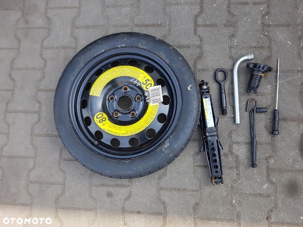 AUDI A3 8V 2012r- GOLF VII 7 LEON III KOŁO DOJAZDOWE 16 5X112 LEWAREK - 1