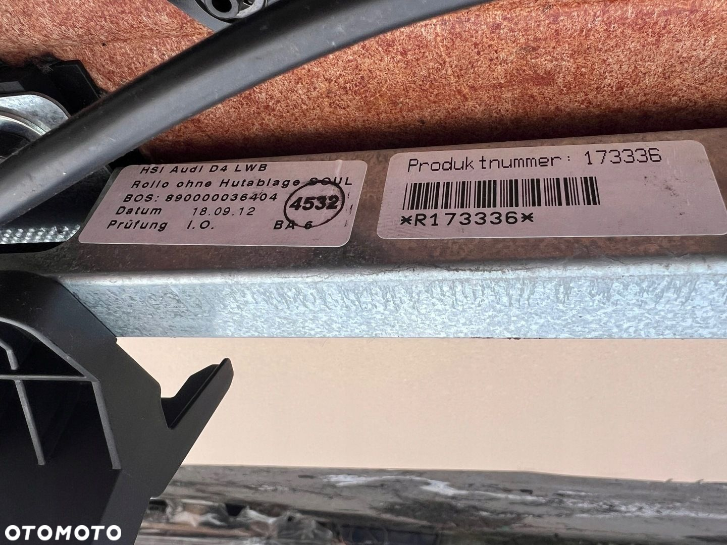 AUDI A8 D4 LONG PÓŁKA ROLETA BAGAŻNIKA ELEKTRYCZNA 4H4863412B - 6