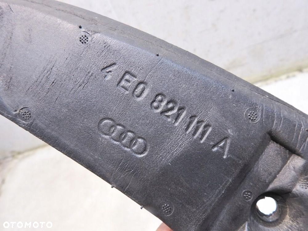 WYGŁUSZENIE BŁOTNIKA PRAWY PRZÓD AUDI A8 D3 4E0821111A - 5