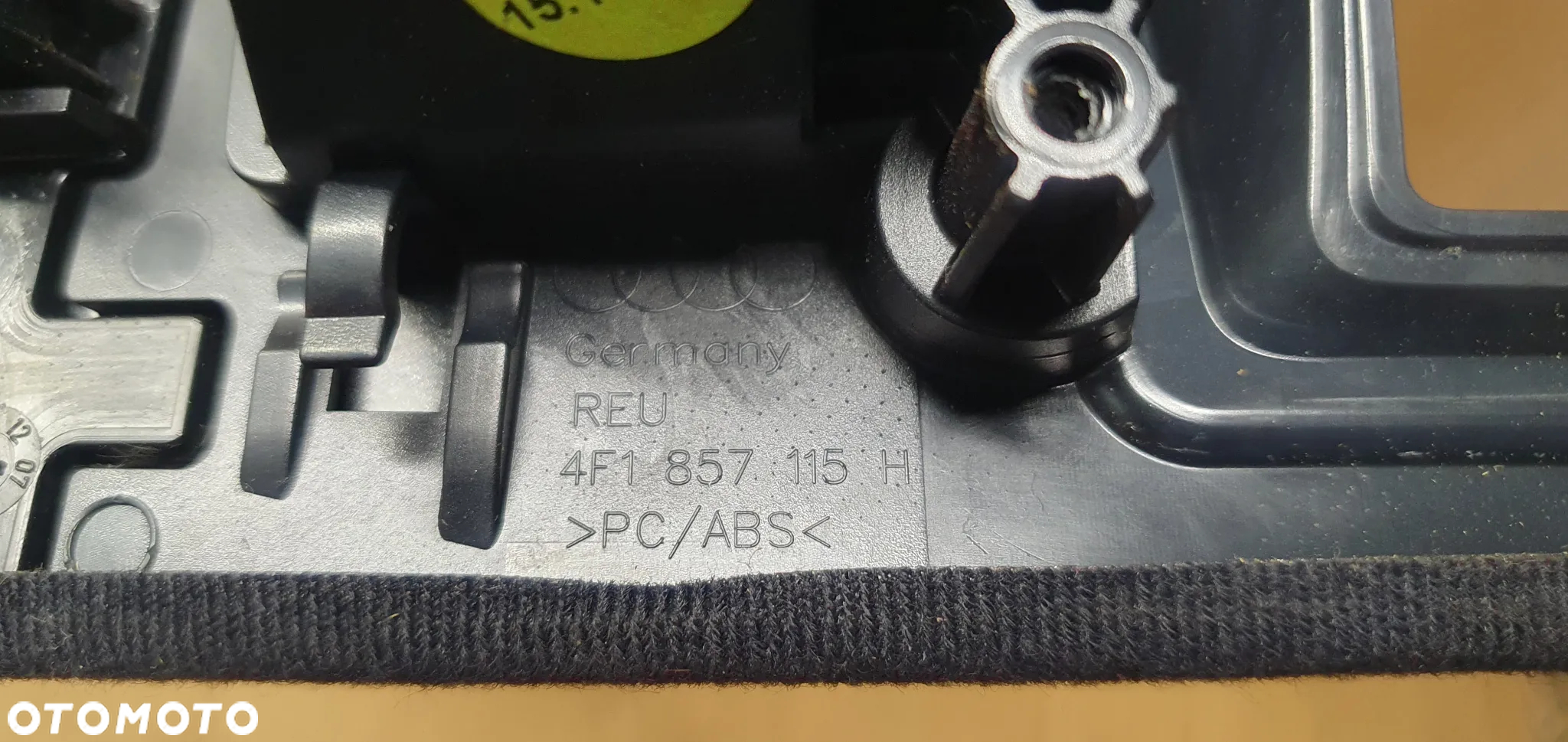 Osłona obudowa licznika zegarów dekor Audi A6 C6 4F1857115H - 7