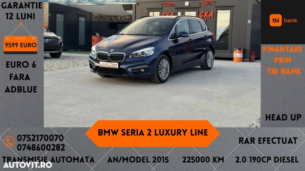 BMW Seria 2  220d Active Tourer Aut. Luxury Line